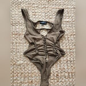 POSTER GIRL Military Green Bodysuit